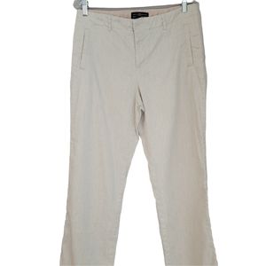 Peruvian Connection Women's Wide Leg Trousers Linen/Cotton Blend Size 10